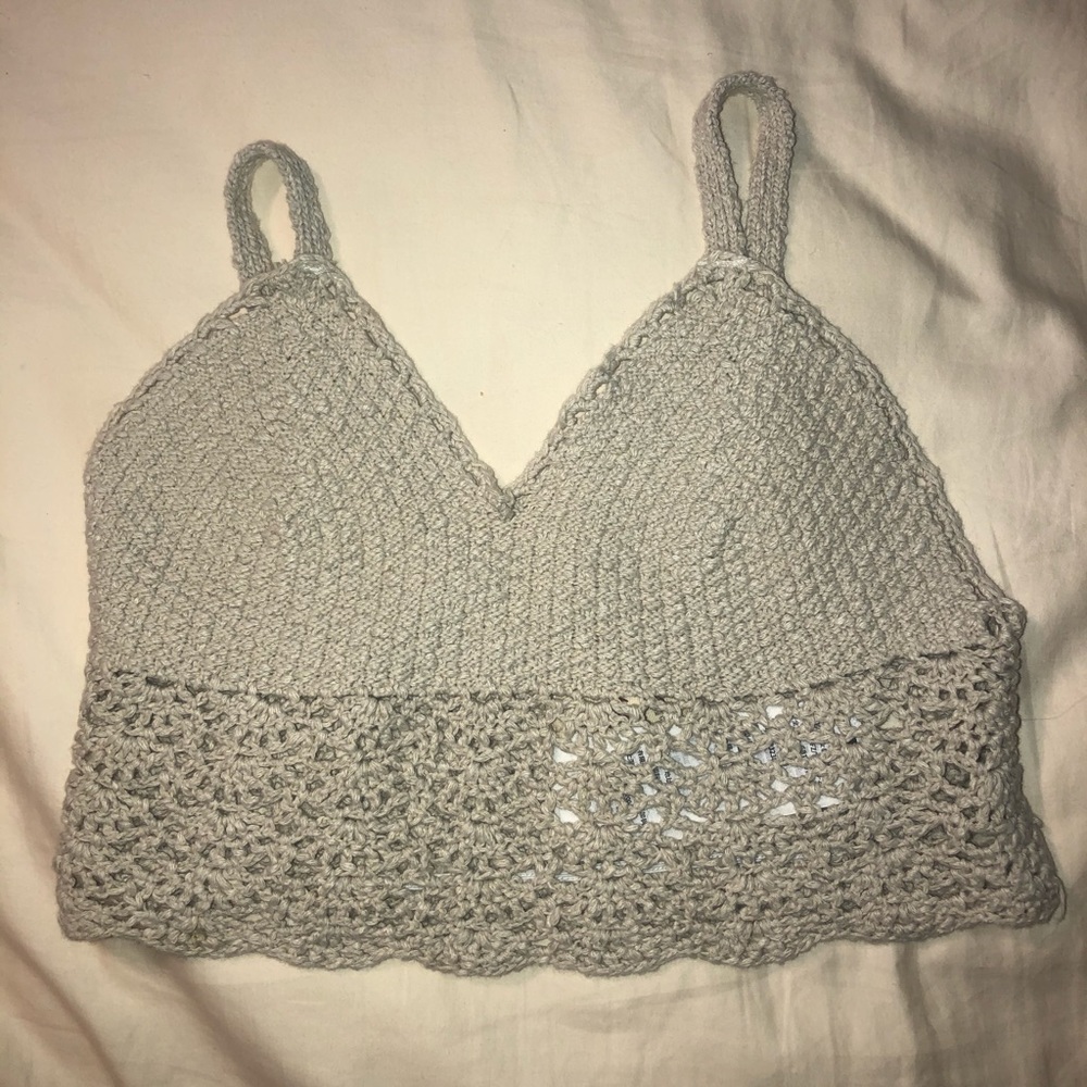 Crochet crop top